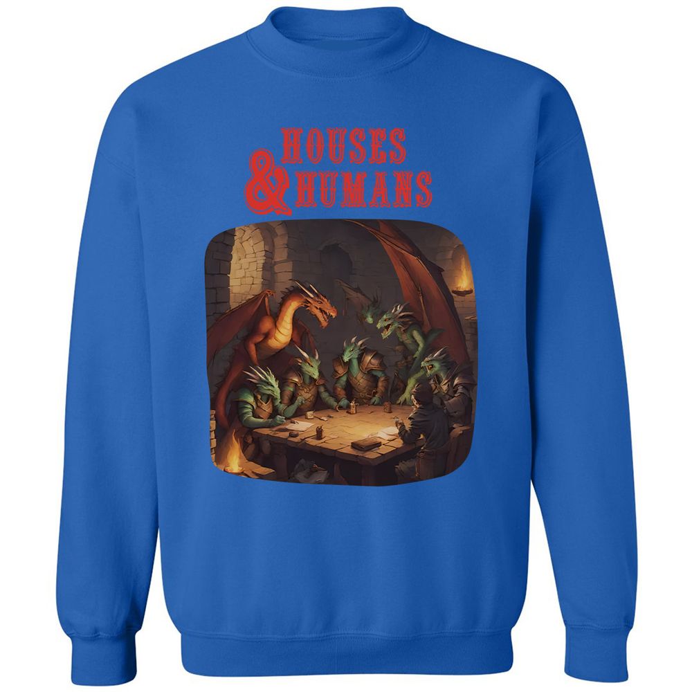 Houses And Humans Classic Unisex Sweatshirt - Royal - 9