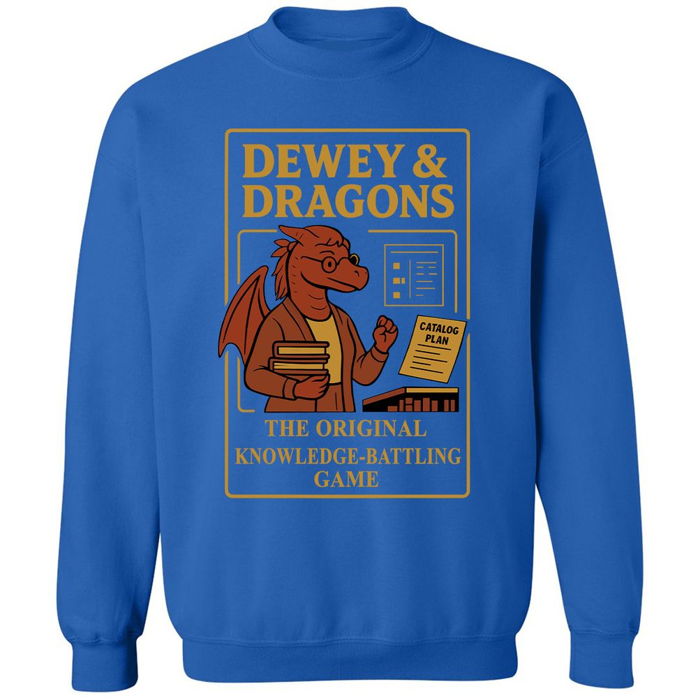Dewey & Dragons Classic Unisex Sweatshirt - Royal - 9