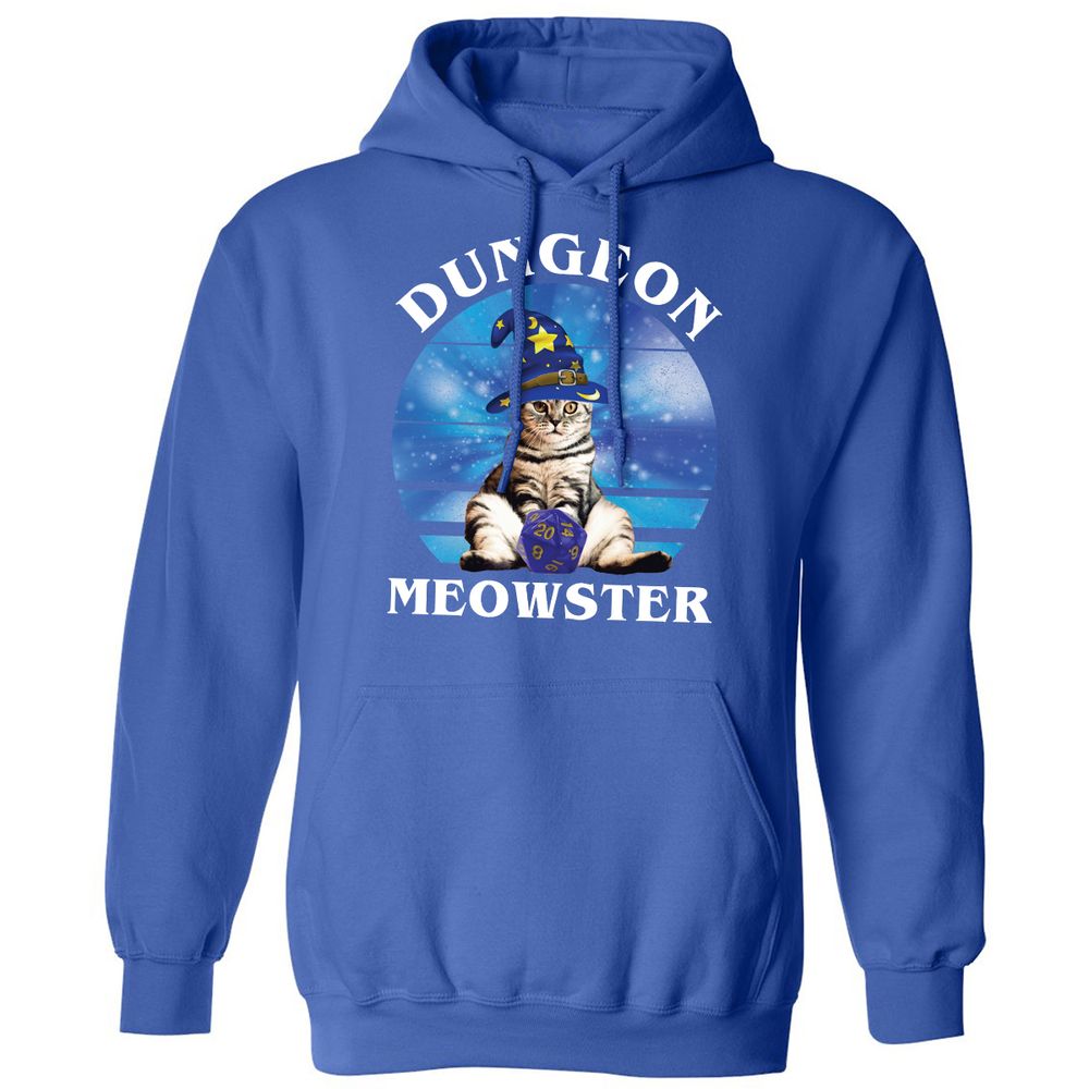 Dungeon Meowster Vintage Classic Unisex Hoodie - Royal - 9