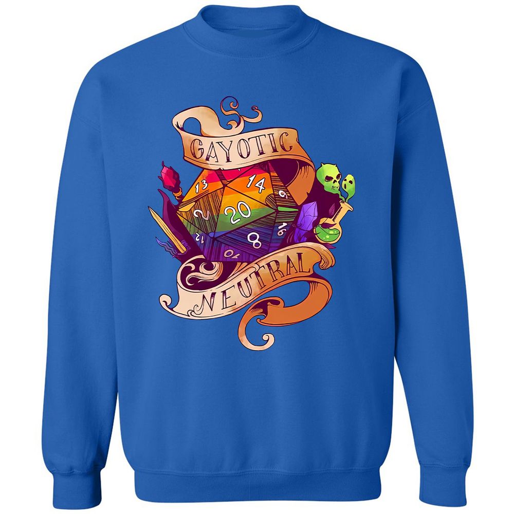 Gayotic Neutral Classic Unisex Sweatshirt - Royal - 9