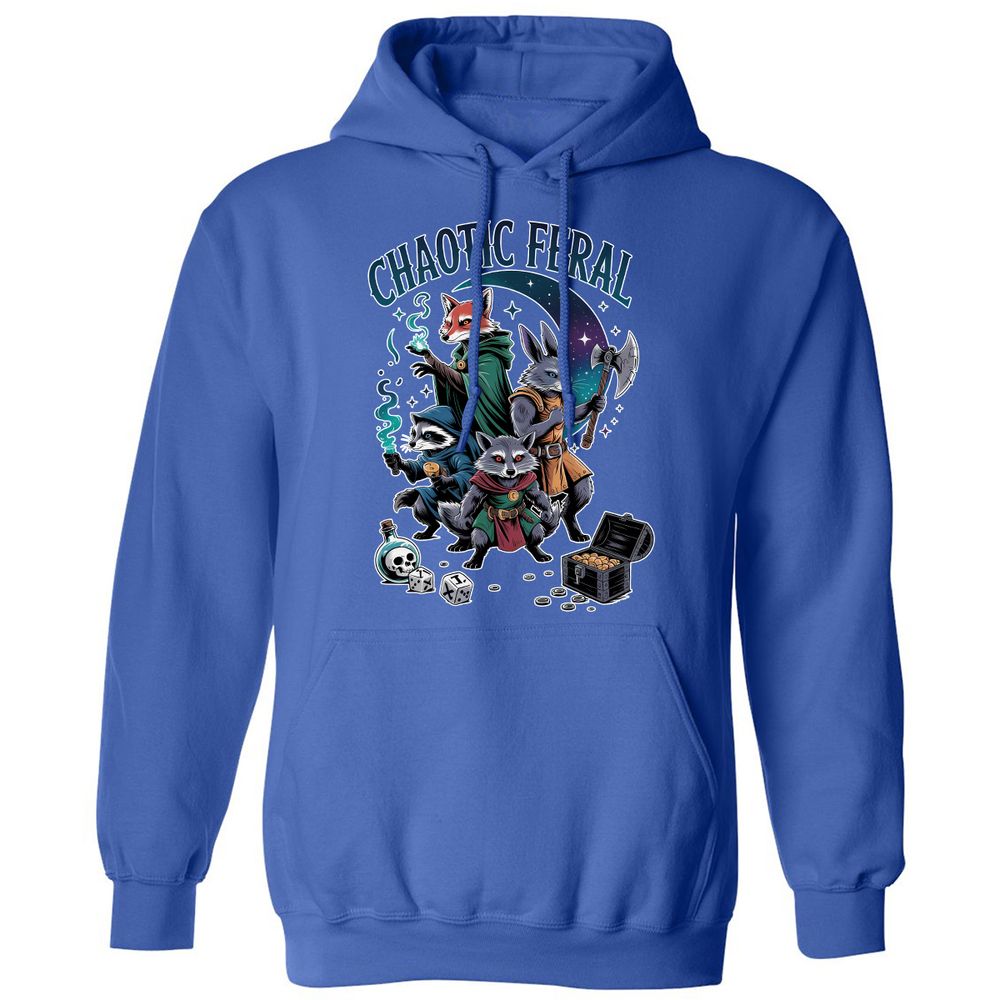 Chaotic Feral Classic Unisex Hoodie - Royal - 9