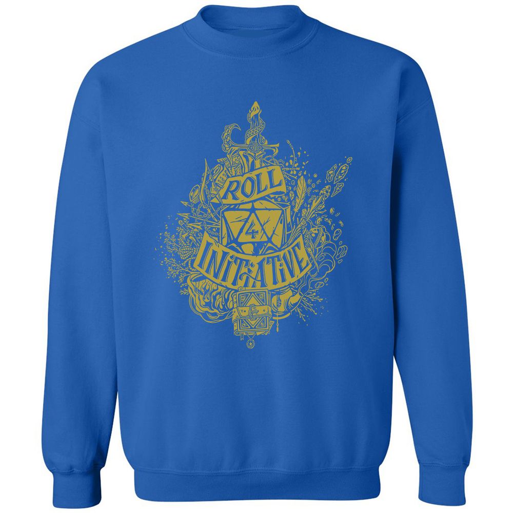Roll Initiative Classic Unisex Sweatshirt - Royal - 9