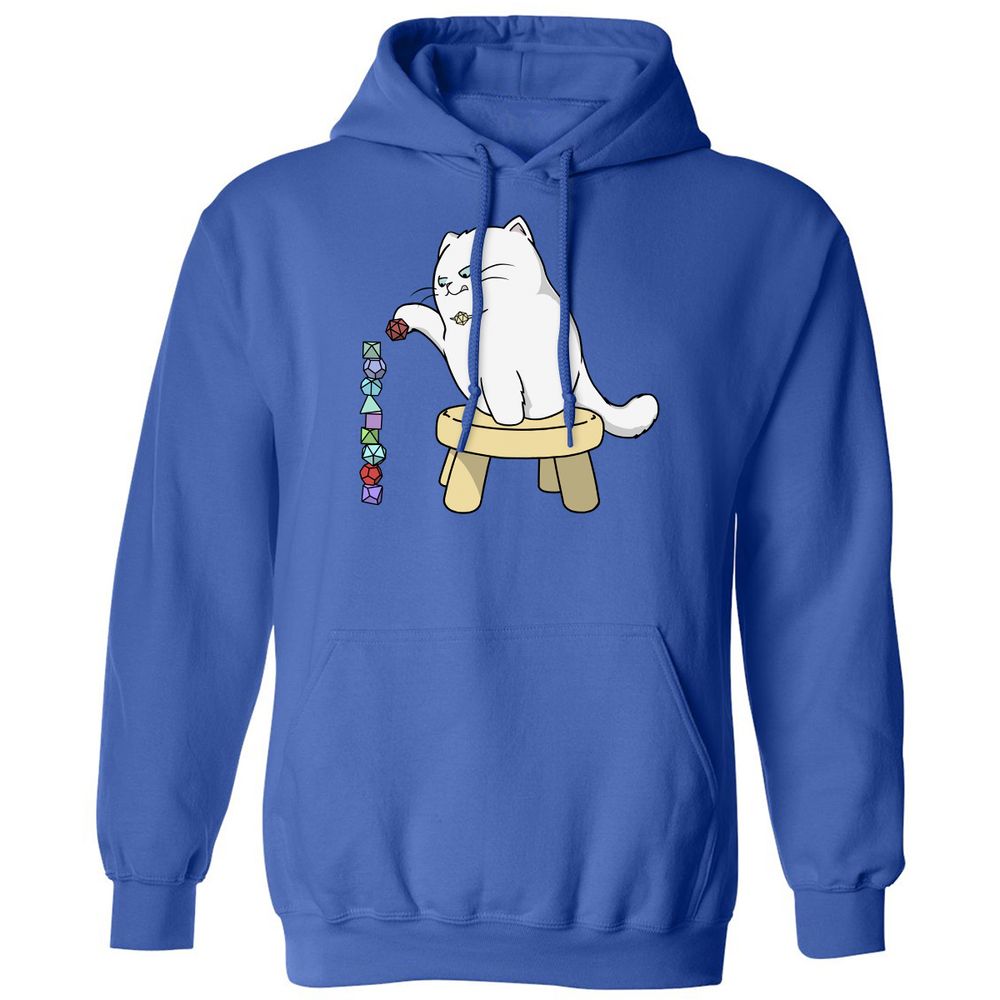 Cat Stacking Dice Classic Unisex Hoodie - Royal - 9