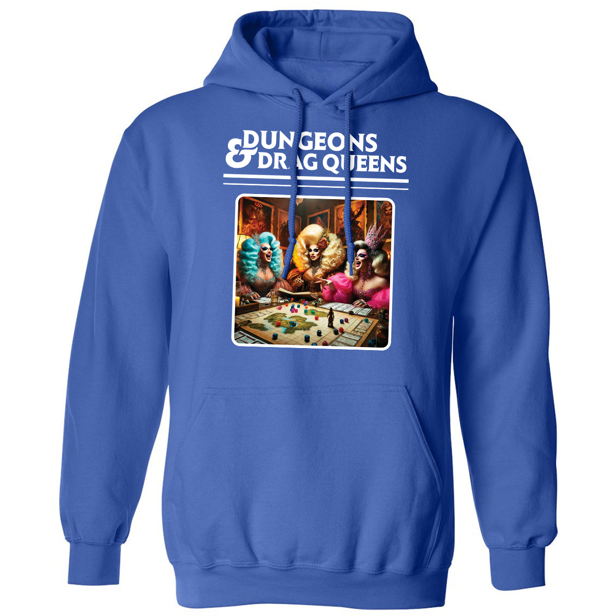 Dungeons & Drag Queens Classic Unisex Hoodie - Royal - 9