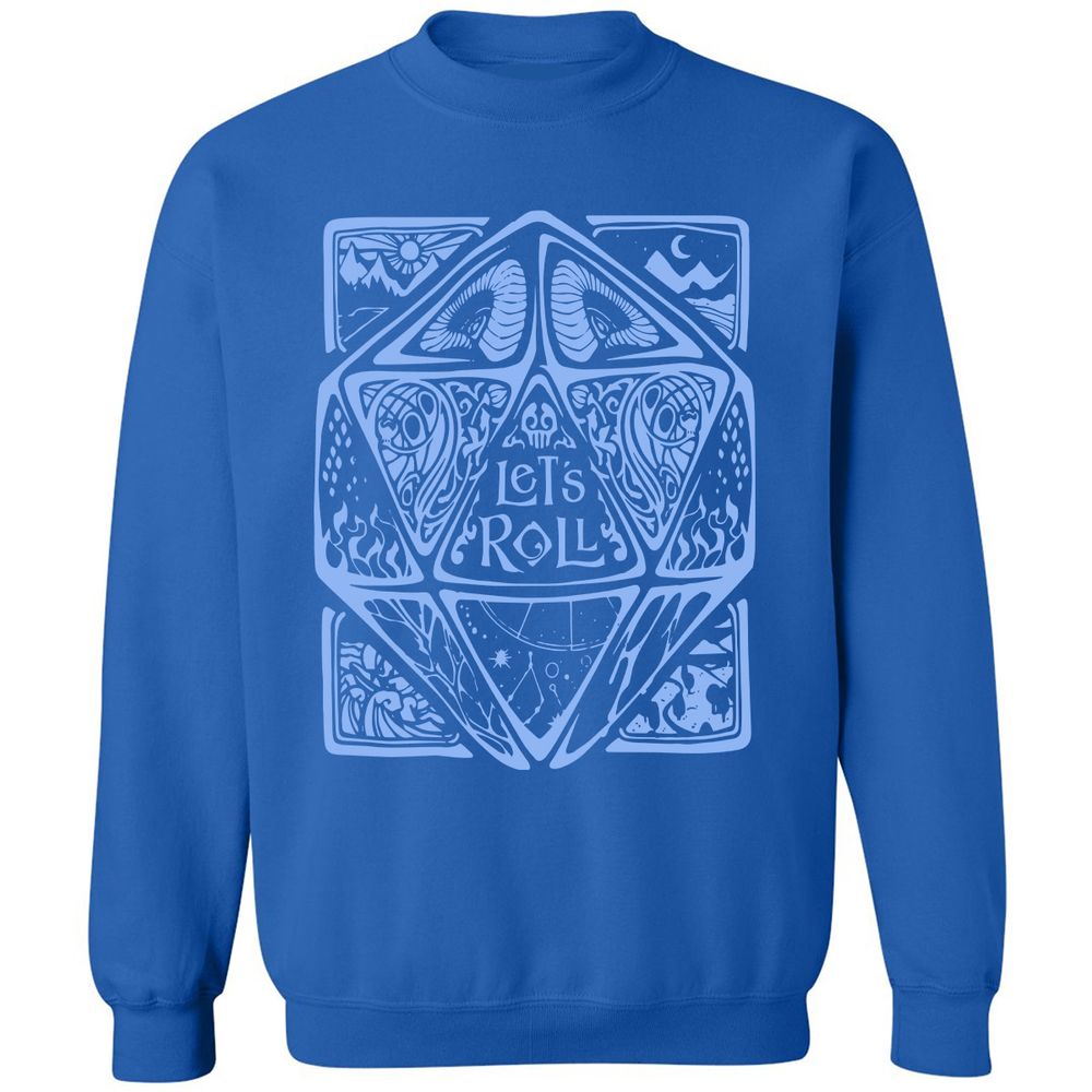 Let's Roll Classic Unisex Sweatshirt - Royal - 9