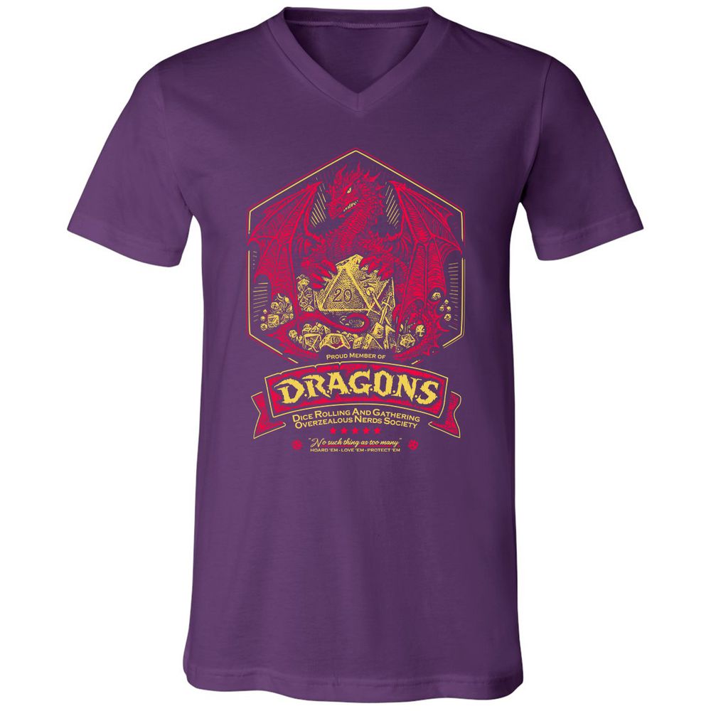 Fantasy Dragon With Dice - Team Purple - 9