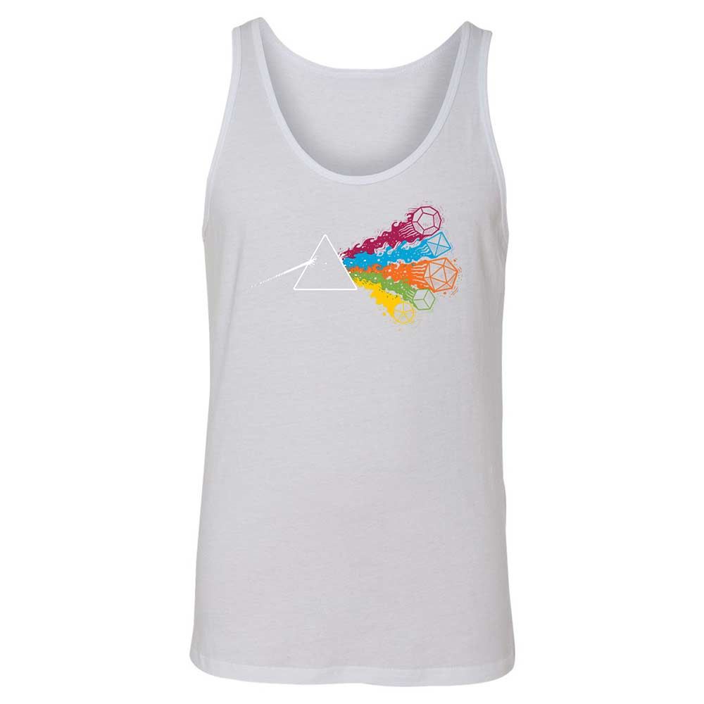 Dark Side Of The Dices Unisex Jersey Tank - White - 9