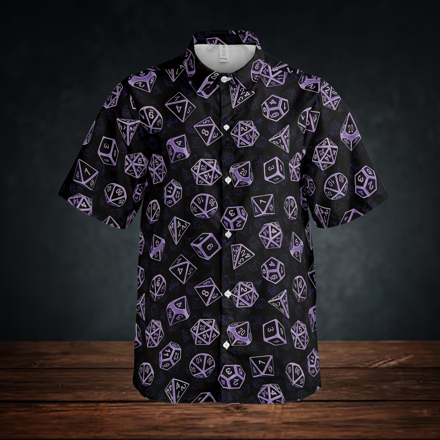 D20 Dice Set Button Down Shirt