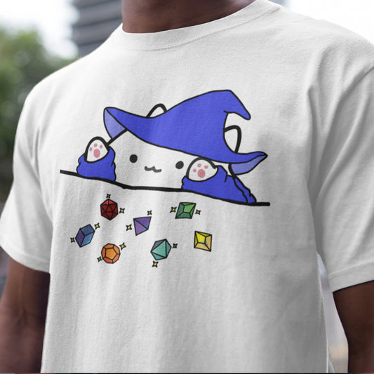 Cat Throws Dices Classic Unisex T-Shirt