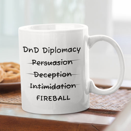 DnD Diplomacy Ceramic Mug