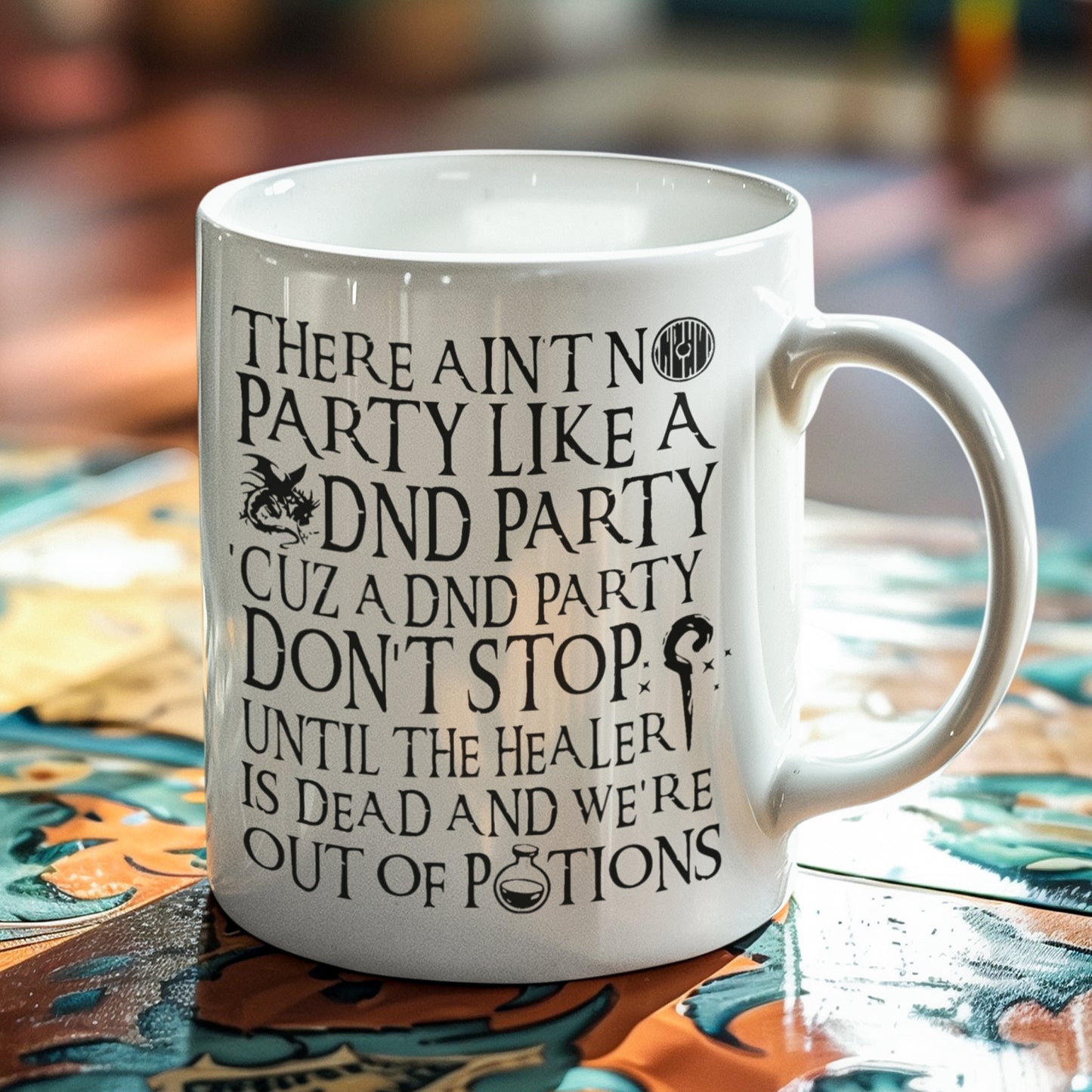 RPG Party Ceramic Mug