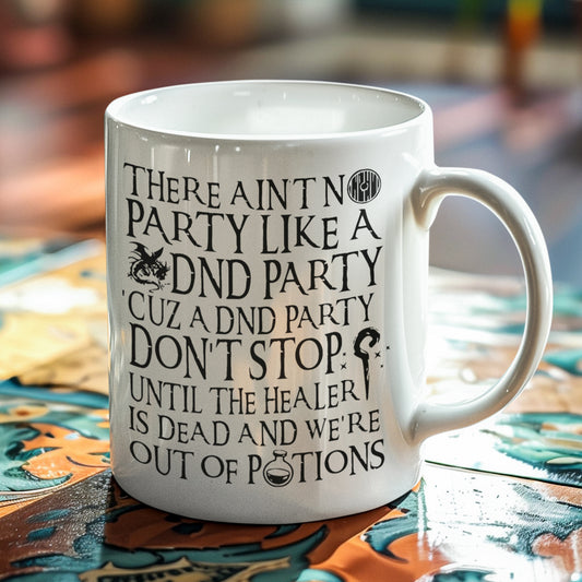 RPG Party Ceramic Mug