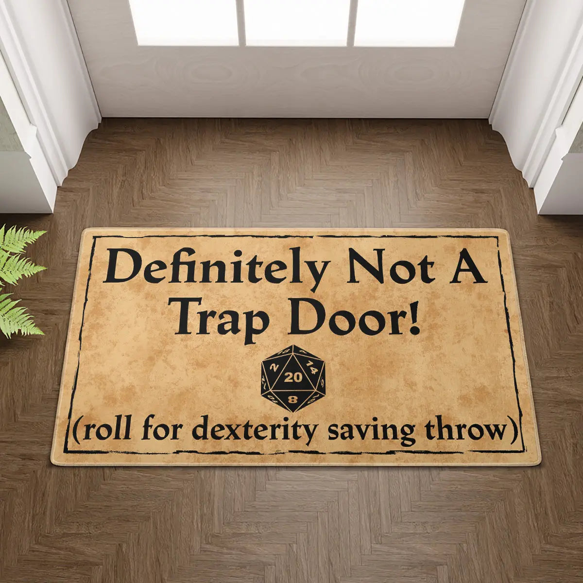 Definitely Not A Trap Door Doormat