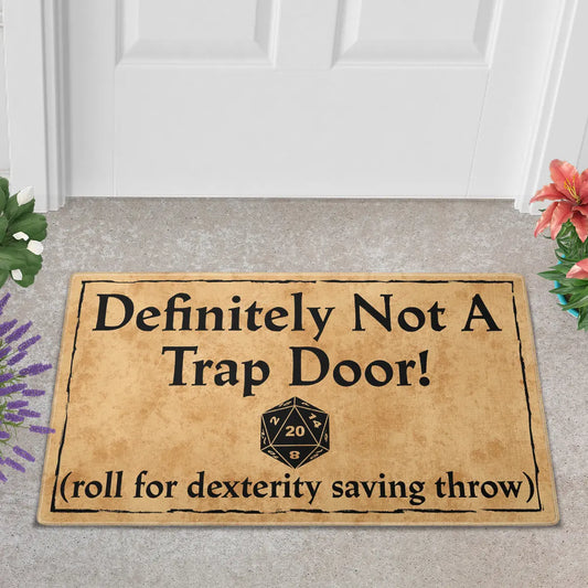 Definitely Not A Trap Door Doormat