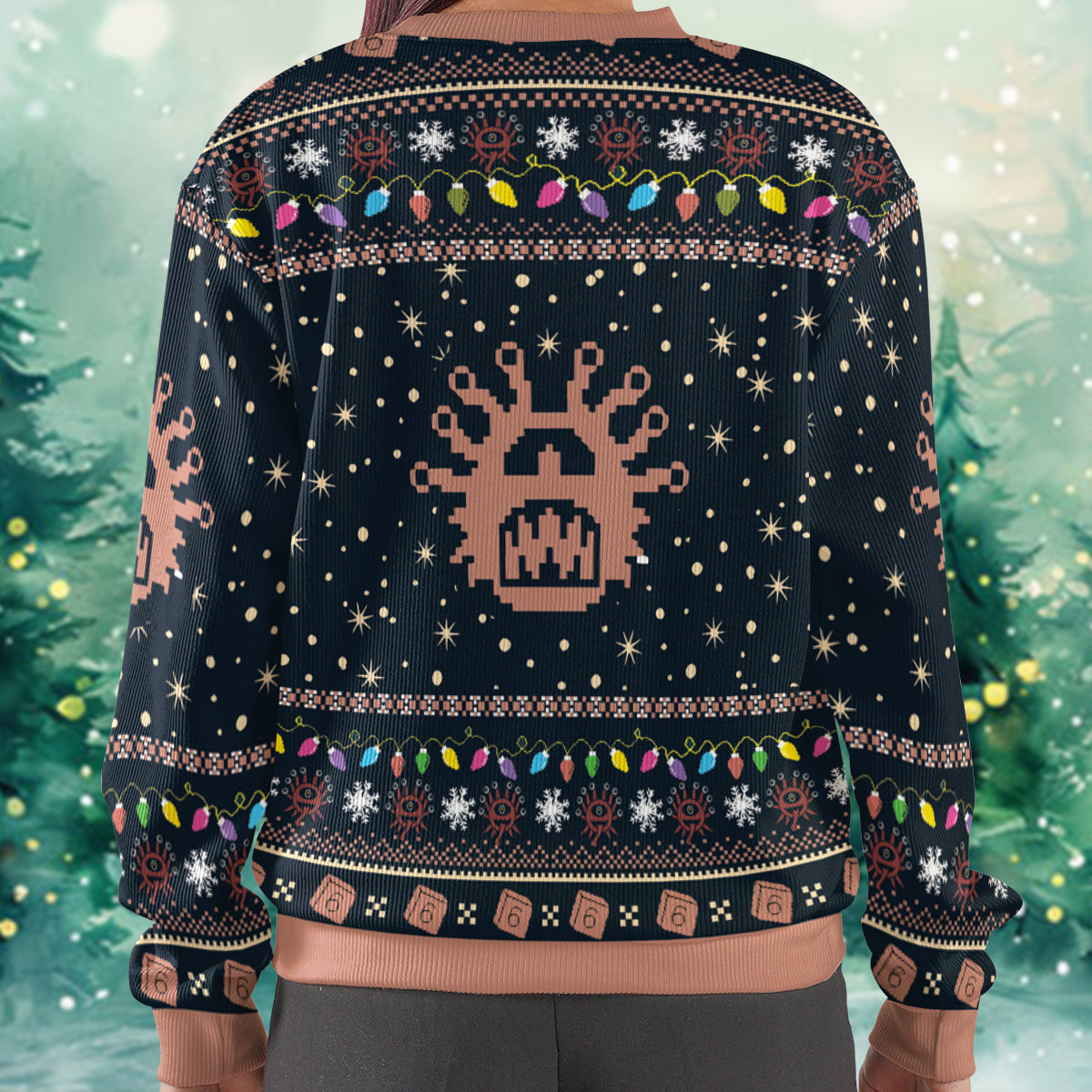 Beholder Decoration Ugly Christmas Sweatshirt