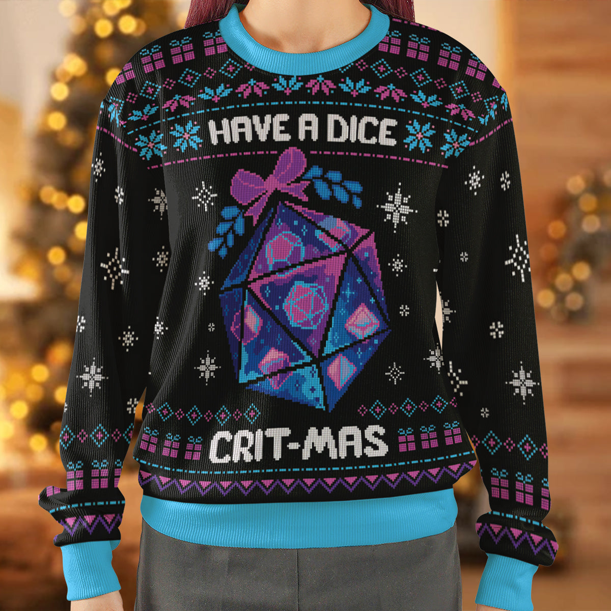 Have A Dice Critmas Ugly Christmas Sweatshirt