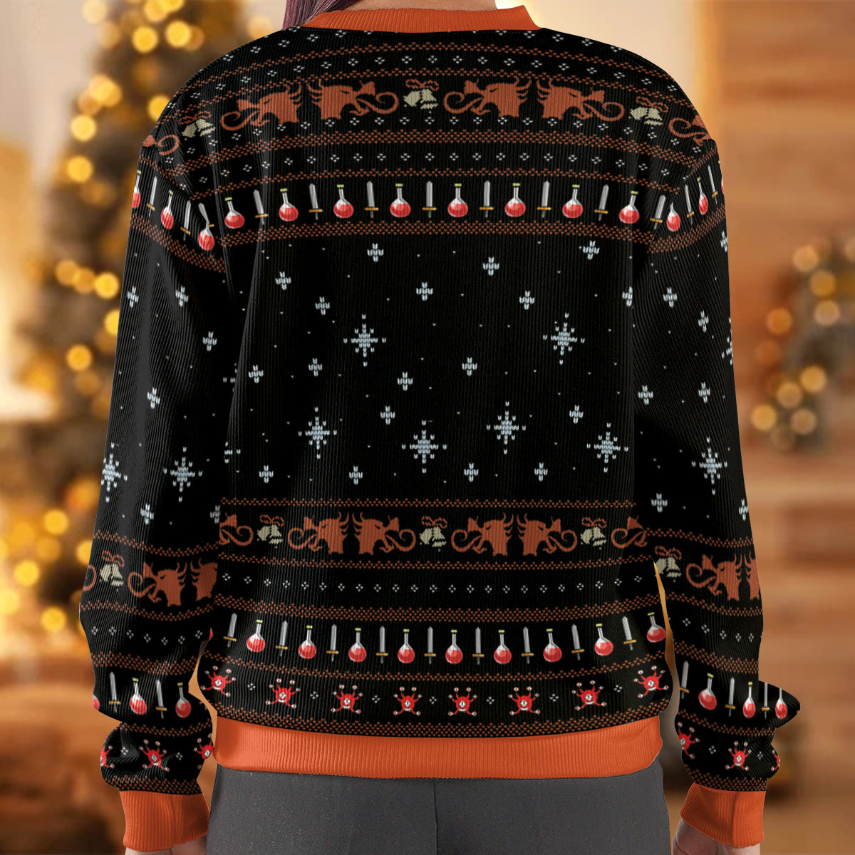Fa-La-La-La Fireball Ugly Christmas Sweatshirt