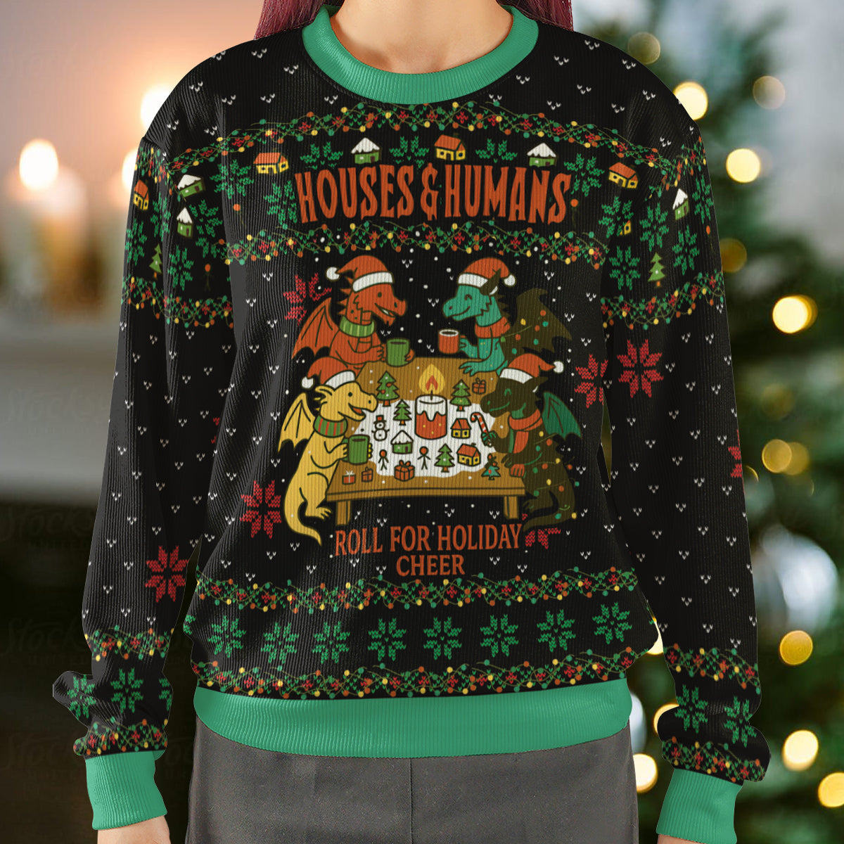 Houses & Humans Ugly Christmas Sweatshirt