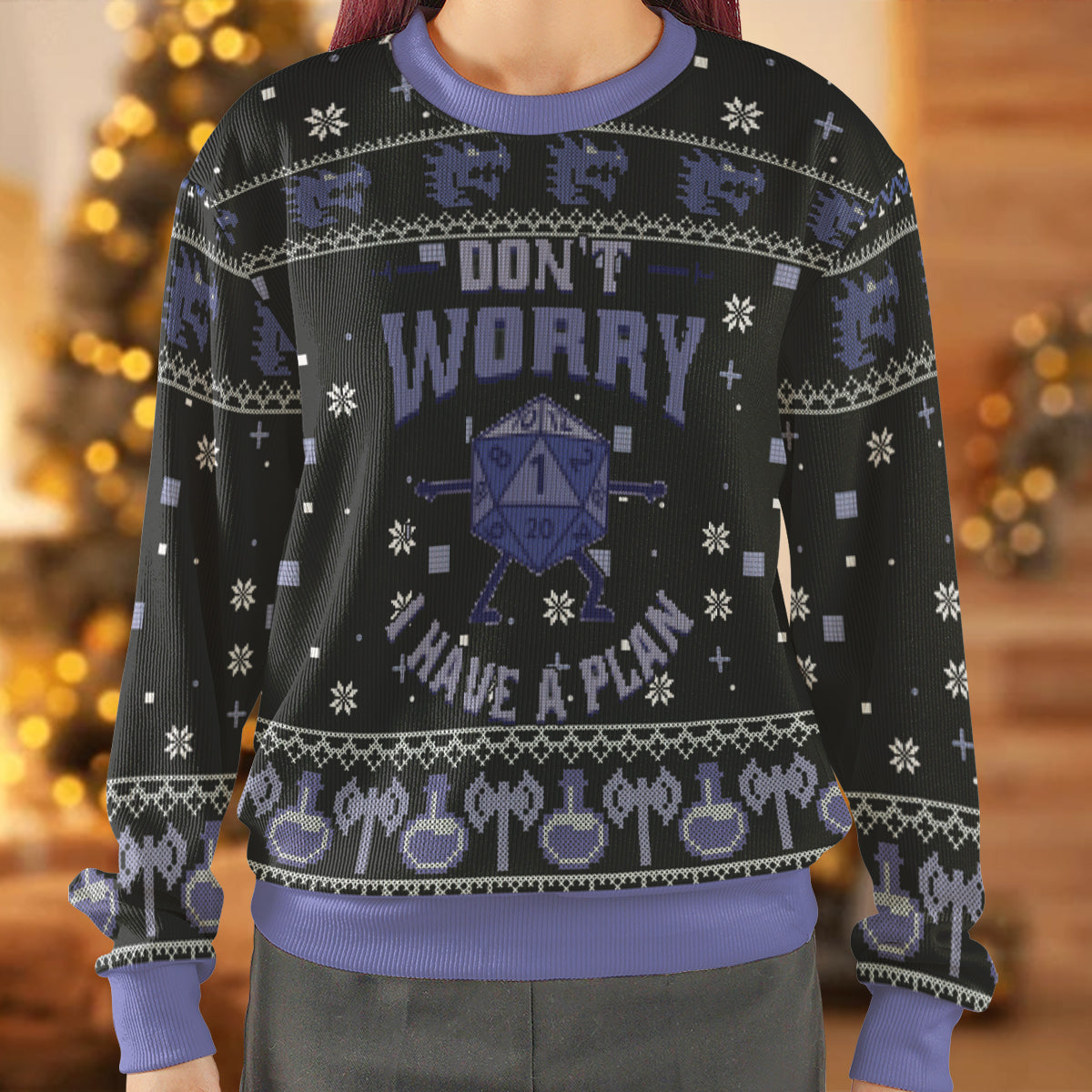 I Have A Plan Ugly Christmas Sweatshirt