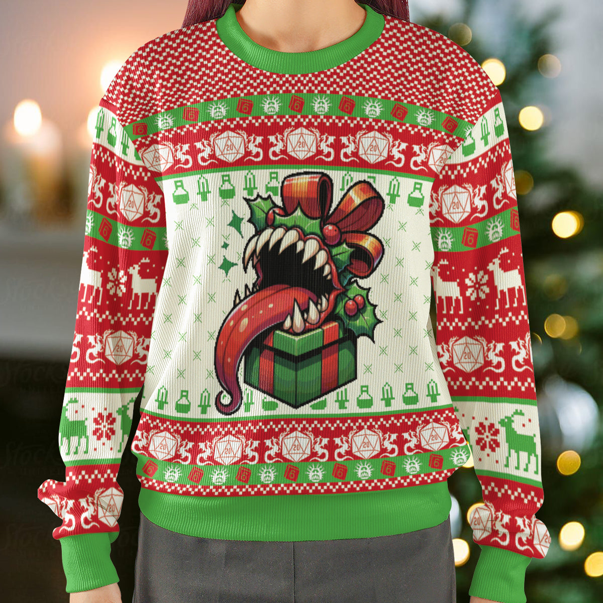 Mimic Gift Ugly Christmas Sweatshirt