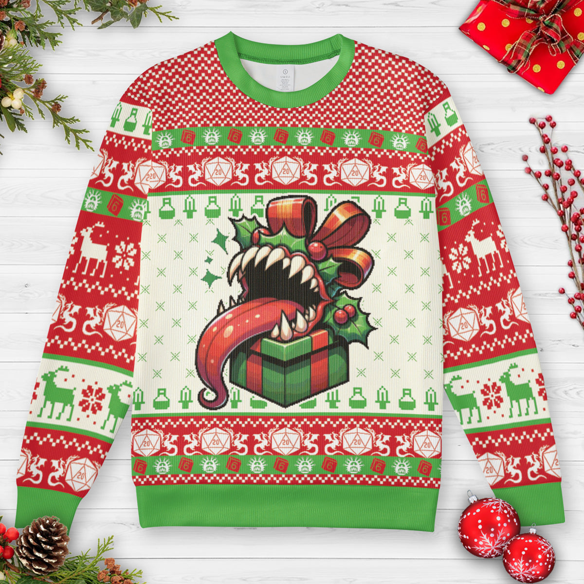 Mimic Gift Ugly Christmas Sweatshirt