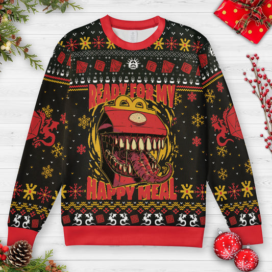 Ready For My Happy Meal Ugly Christmas Sweatshirt