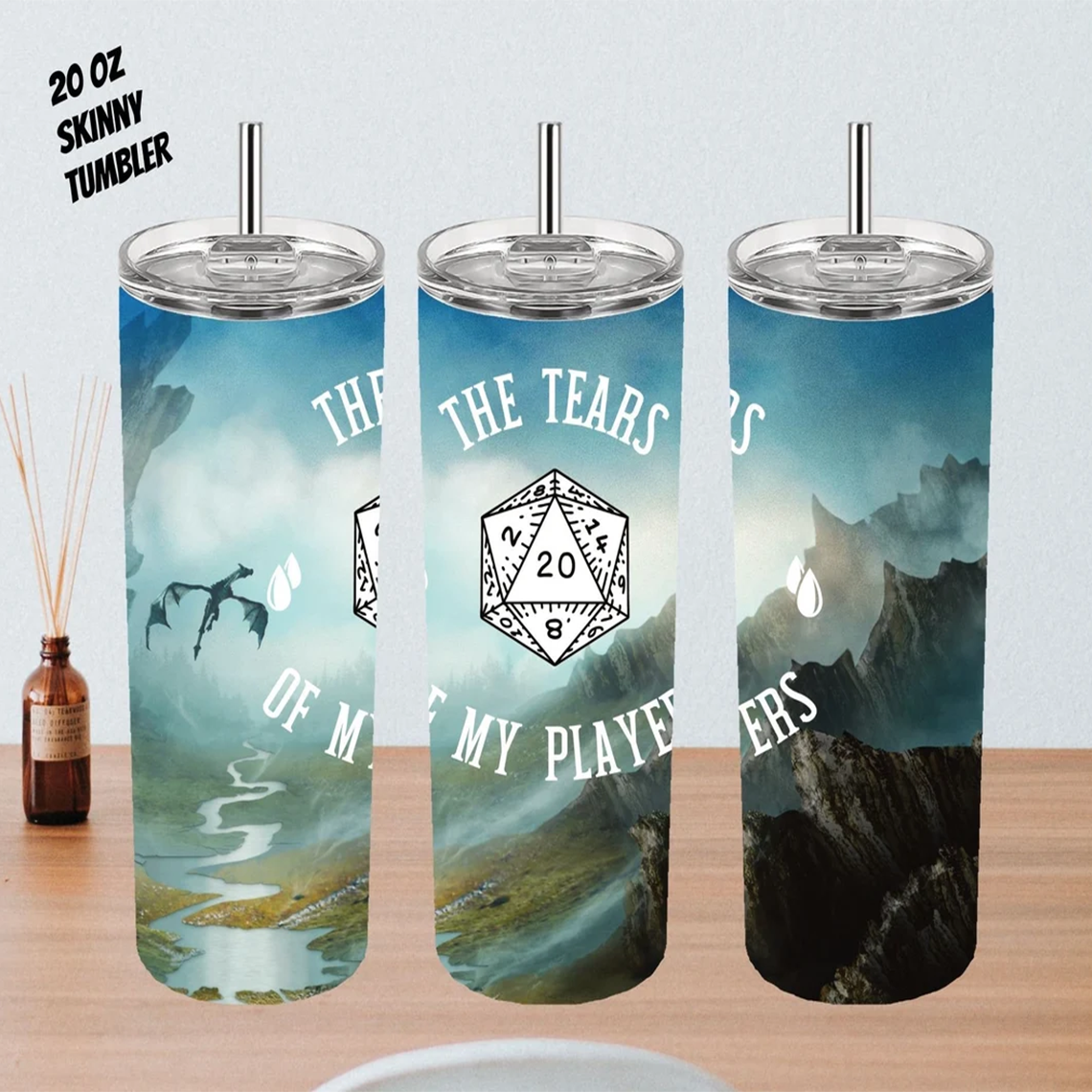 The Tears Of My Players Skinny Tumbler