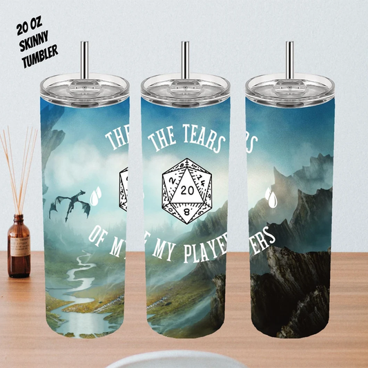 The Tears Of My Players Skinny Tumbler