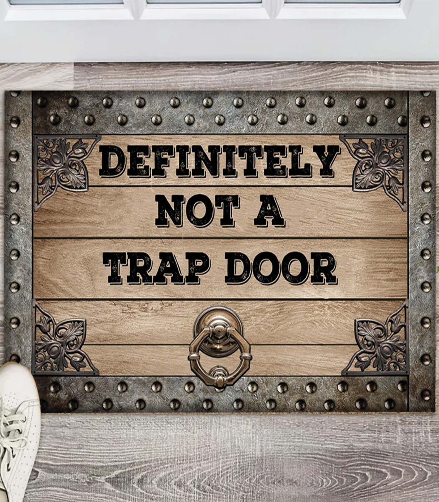 Definitely Not A Trap Door Doormat 2