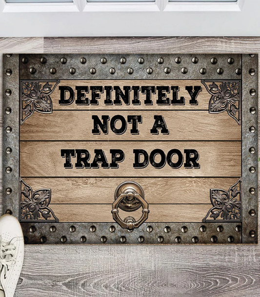Definitely Not A Trap Door Doormat 2
