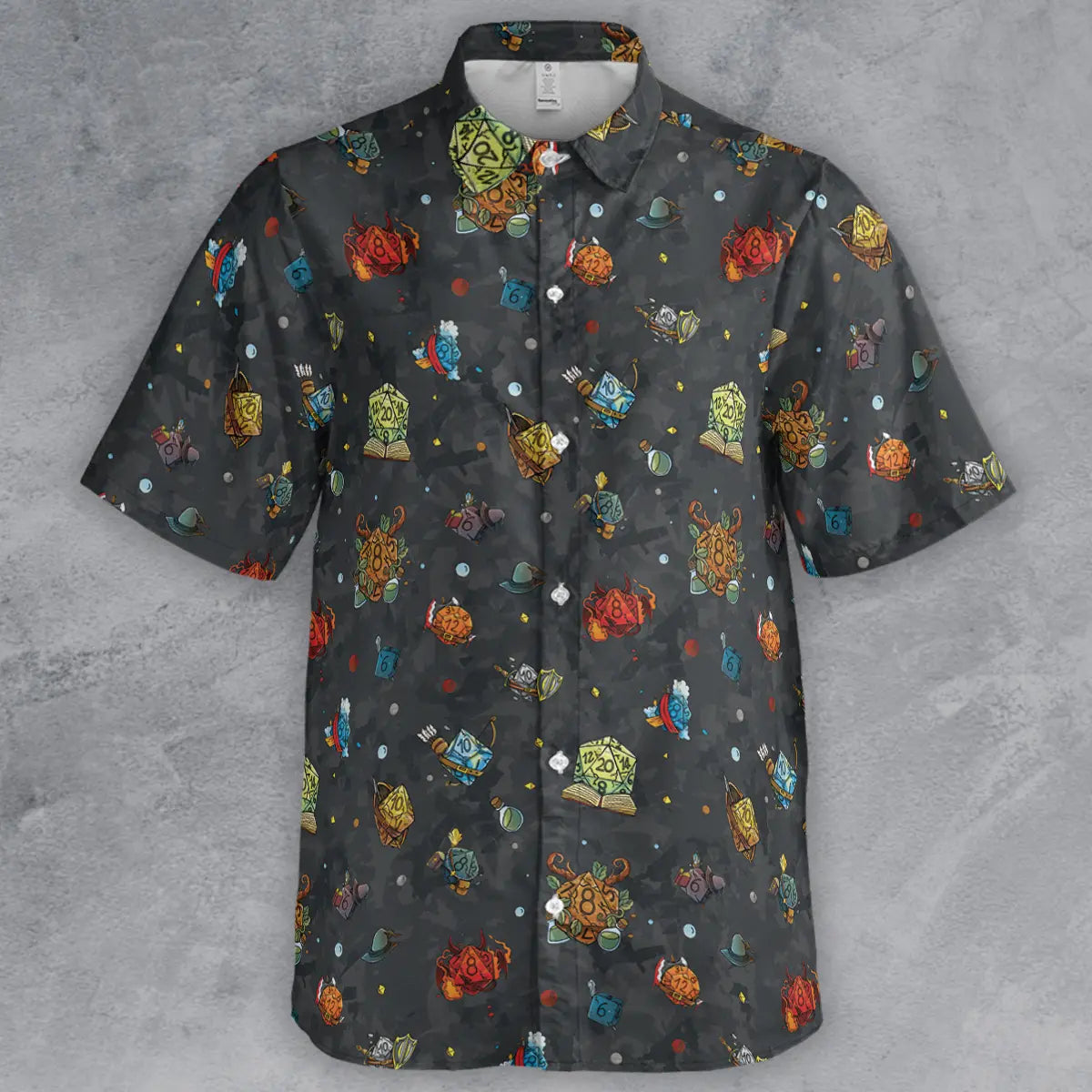 Class Dice Button Down Shirt