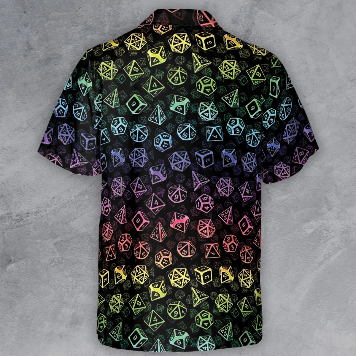 Classic Rainbow Dice Button Down Shirt