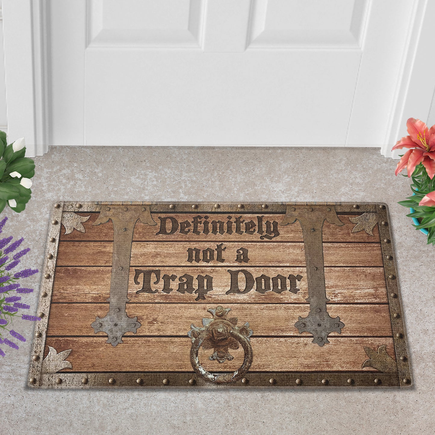 Definitely Not A Trap Door Doormat