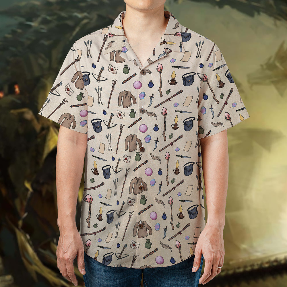 Sorcerer's Inventory Hawaiian Shirt