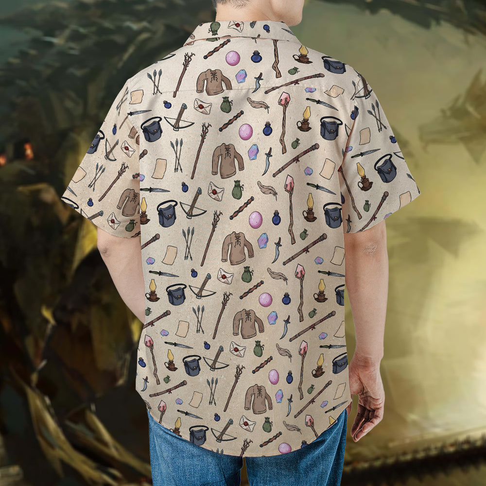 Sorcerer's Inventory Hawaiian Shirt