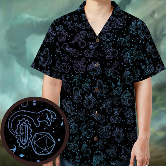 Multi Dice Classes Hawaiian Shirt