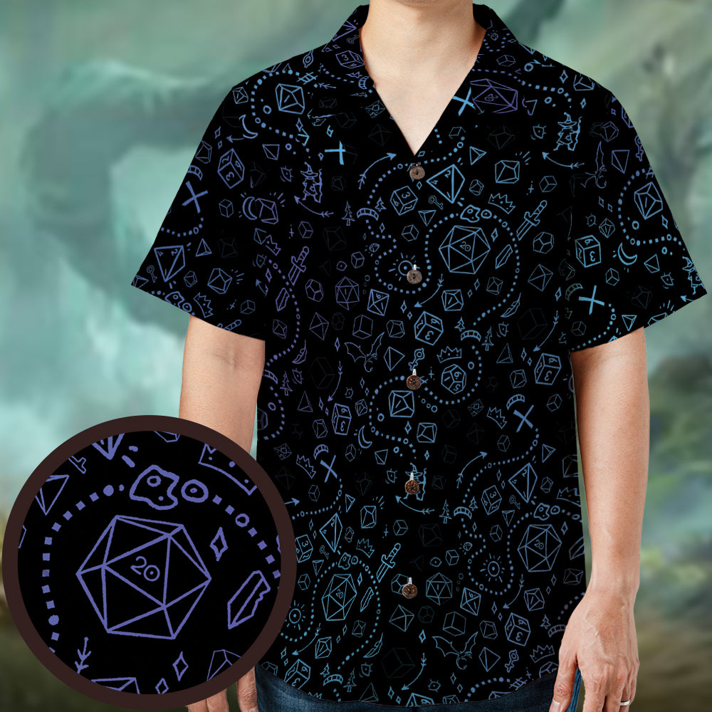 The Adventure Begins RPG Hawaiian Shirt