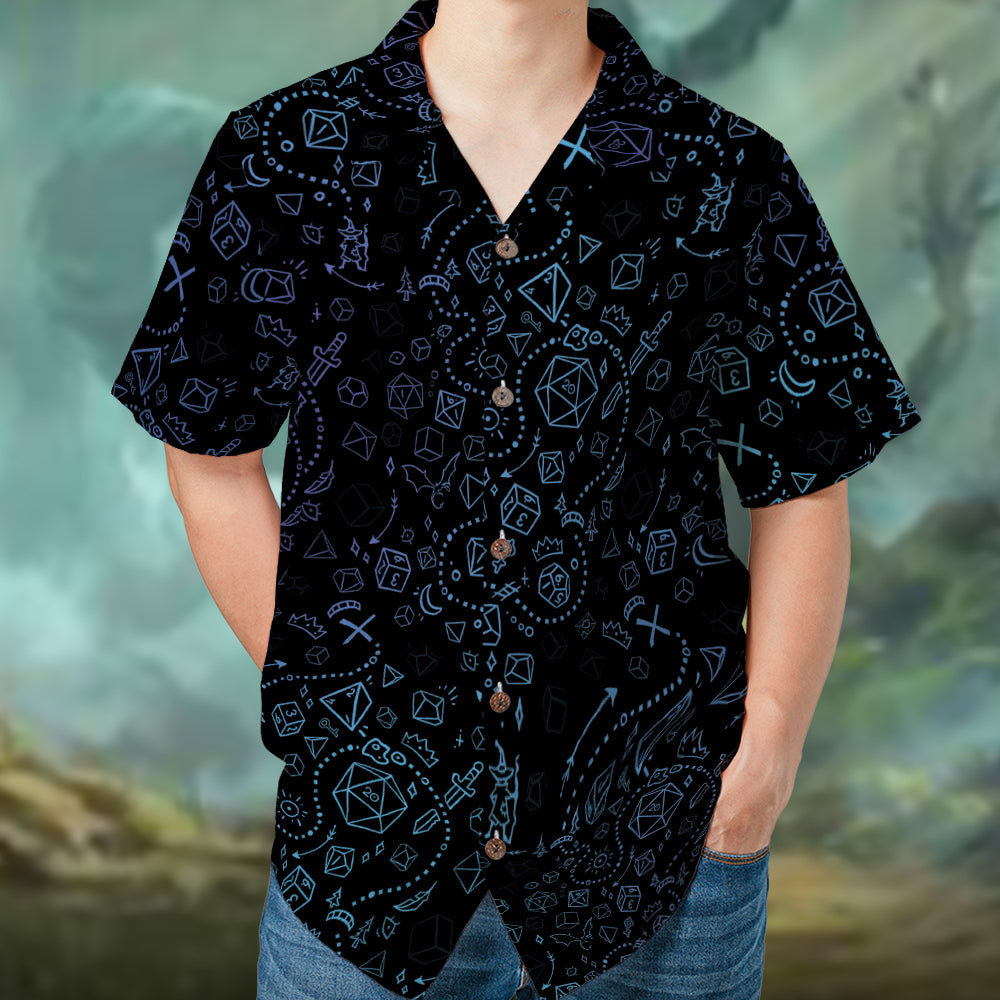 The Adventure Begins RPG Hawaiian Shirt