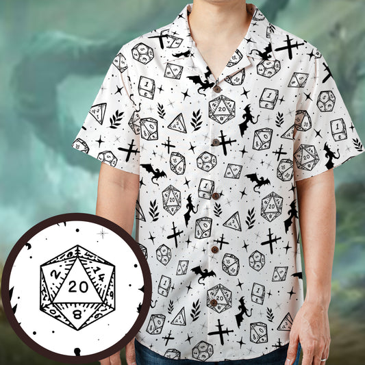 Multi Dices RPG Hawaiian Shirt
