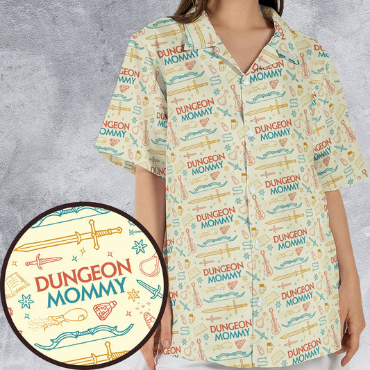 Dungeon Mommy RPG Hawaiian Shirt
