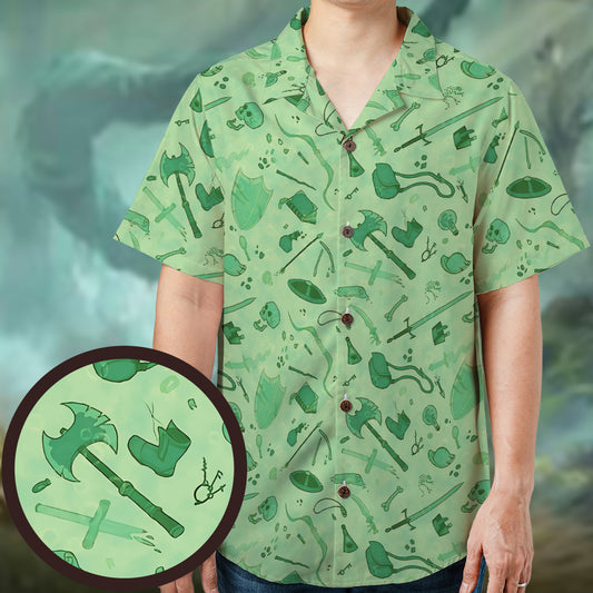 Inside the Gelatinous Cube Hawaiian Shirt