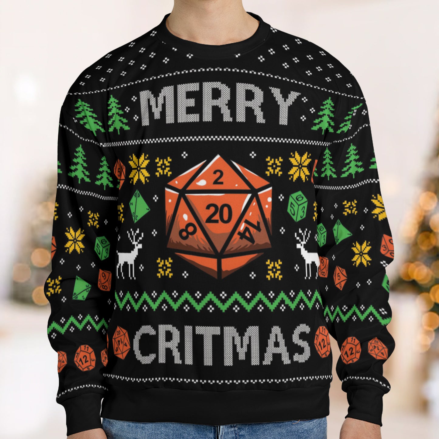 Merry Critmas Ugly Christmas Sweatshirt