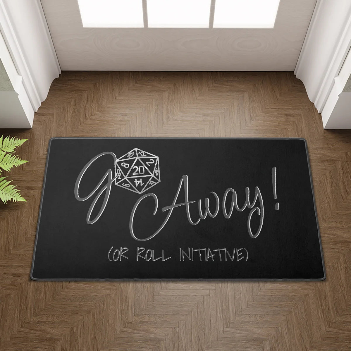 Go Away Or Roll Initiative Doormat