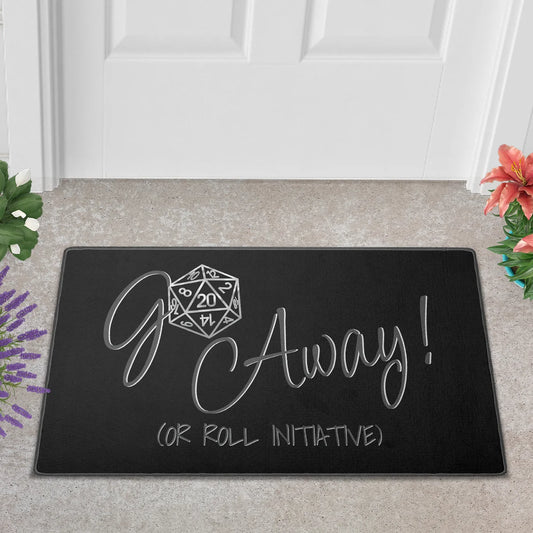 Go Away Or Roll Initiative Doormat