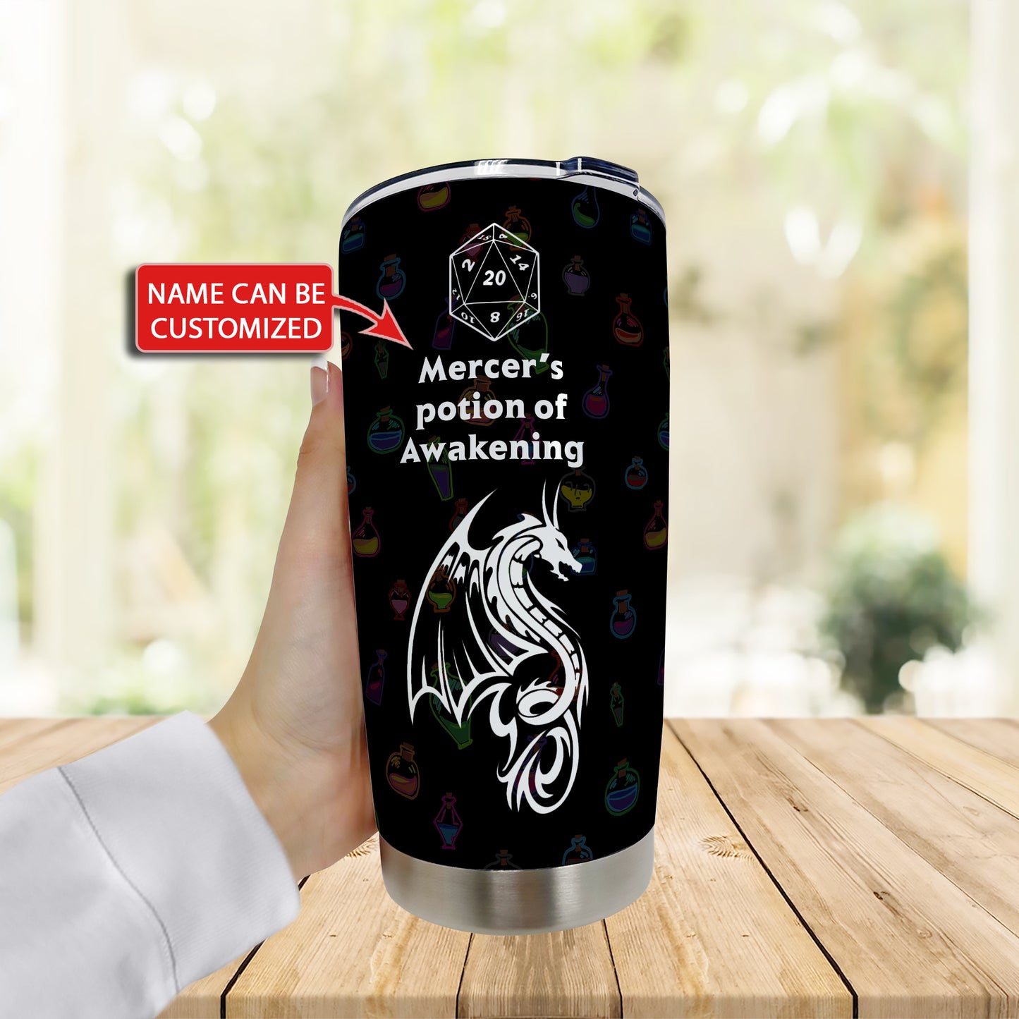 Customized Potion-themed Potion Of Healing Tumbler