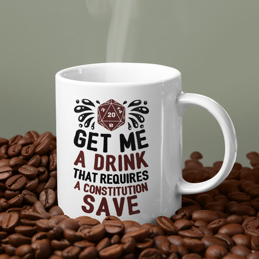 Get Me A Drink Ceramic Mug