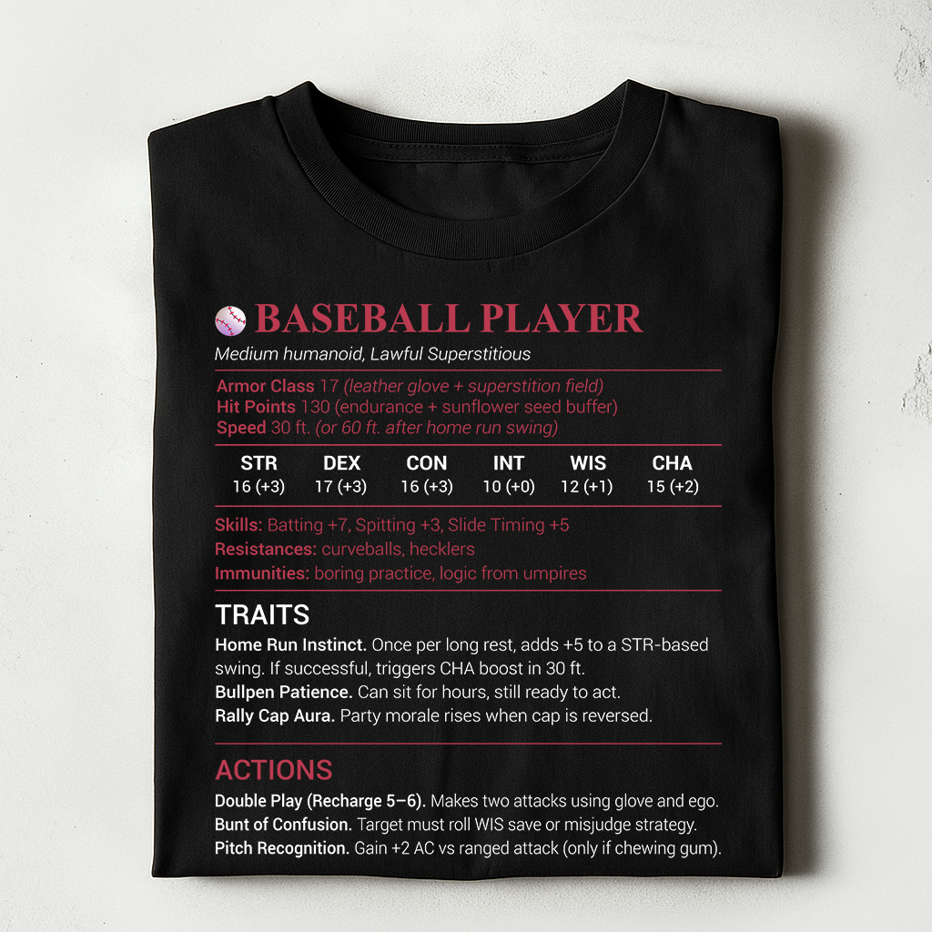 Baseball Player Classic Unisex T-Shirt