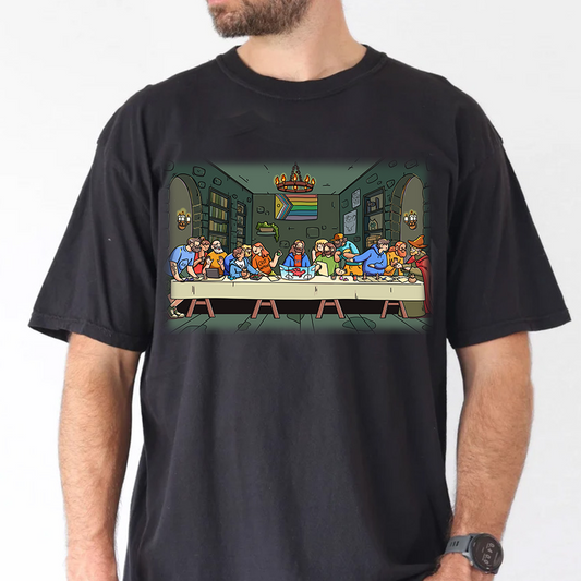 DnD Characters Pride Themed The Last Supper Classic Unisex T-Shirt