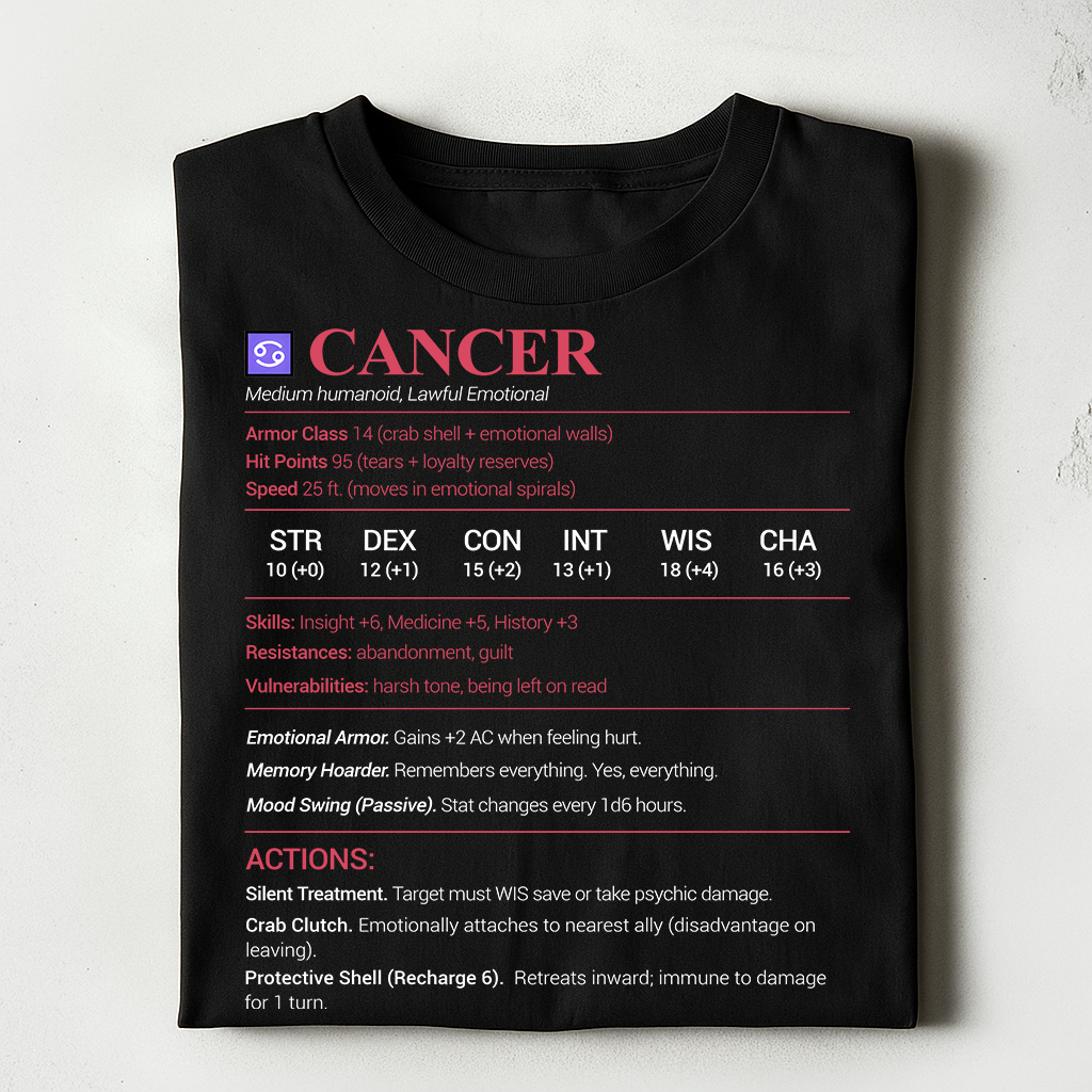 Cancer Stats Classic Unisex T-Shirt