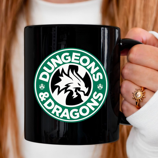 DnD Coffee Ceramic Mug